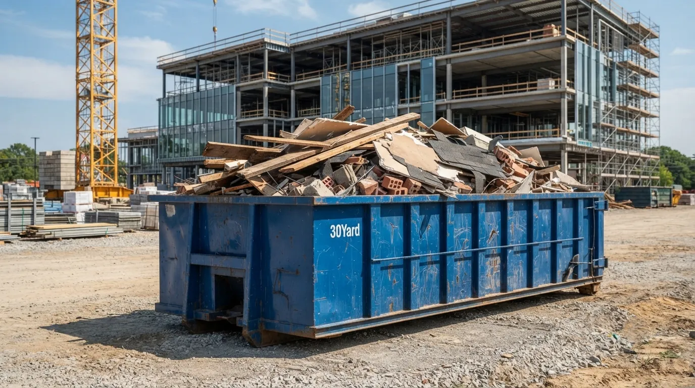 30 yard dumpster rental from our Arden-Arcade fleet